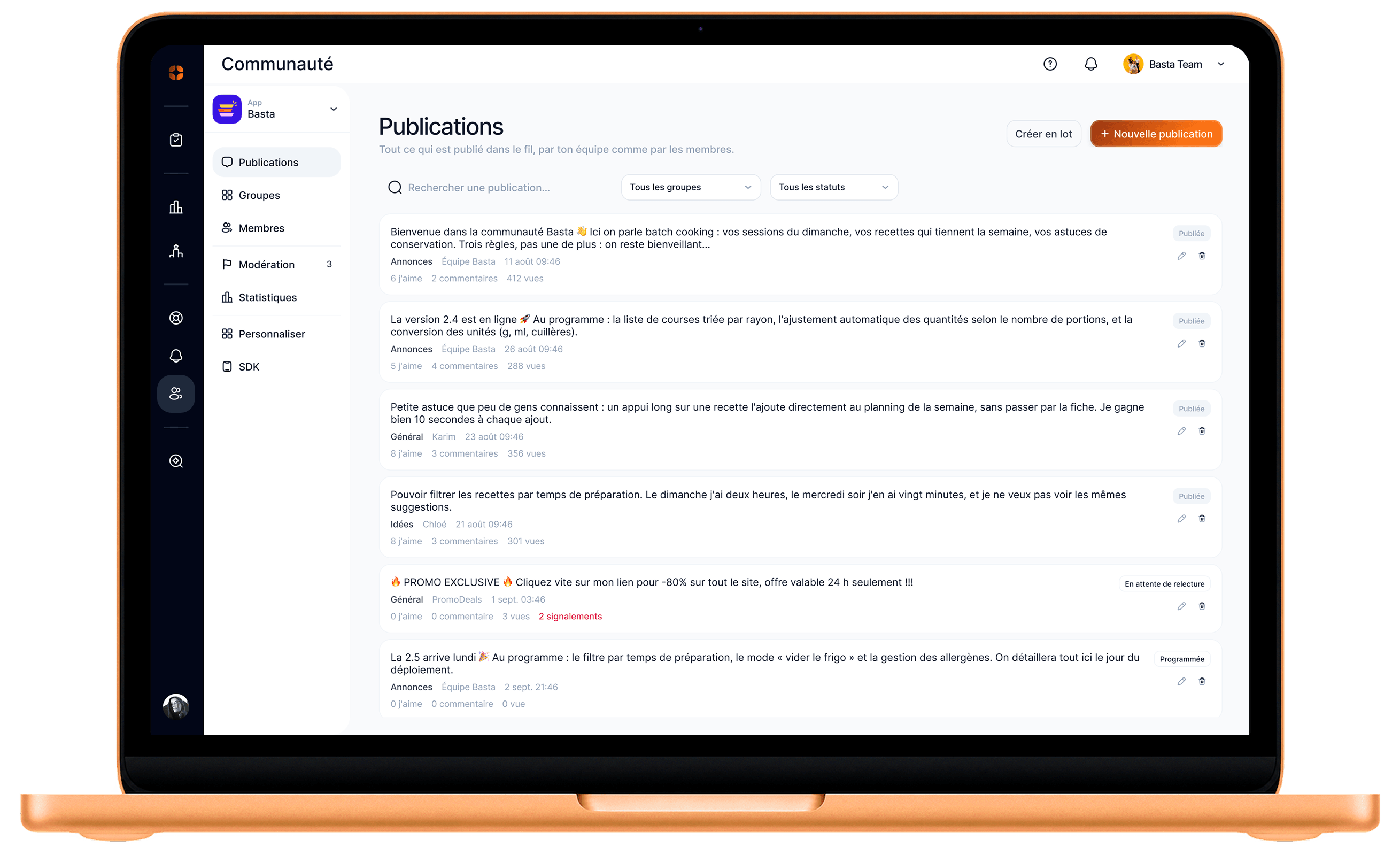 Le module Community d’appwin
