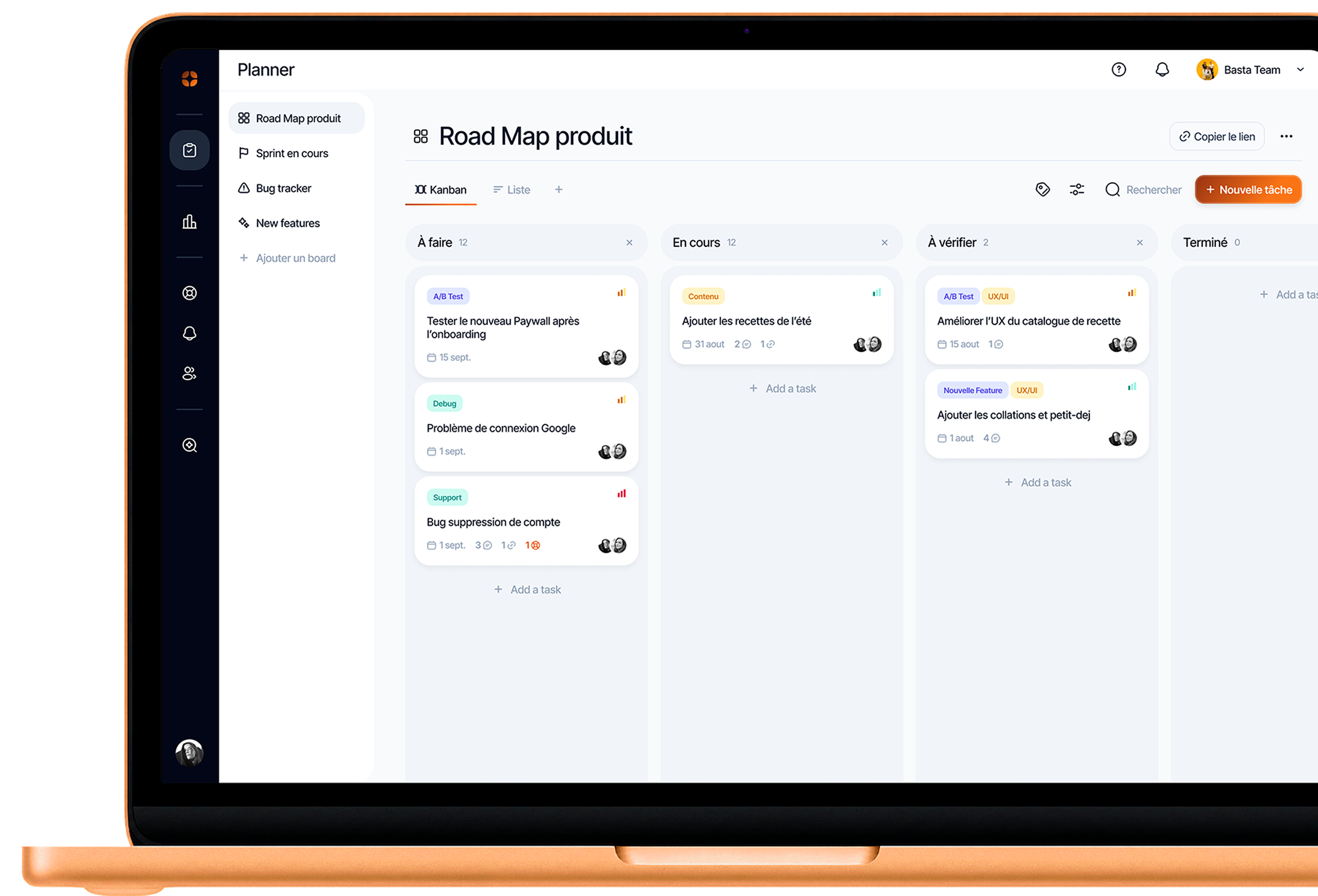 Le module Notifications d’appwin
